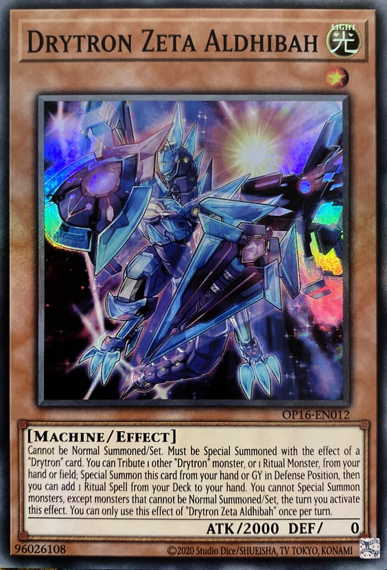 OP16-012 · Drytron Zeta Aldhibah SR (ITA)