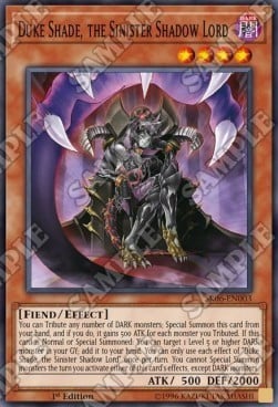 SR06-003 · Duke Shade, il Signore della Sinistra Ombra / Duke Shade, the Sinister Shadow Lord (ITA)