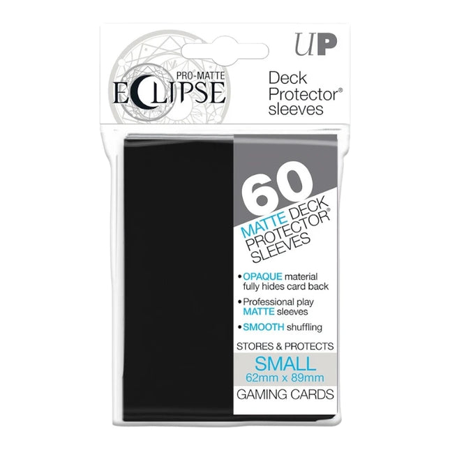 Ultra Pro Eclipse Matte Small Sleeves Jet Black - 60 Bustine Protettive (Small Size)