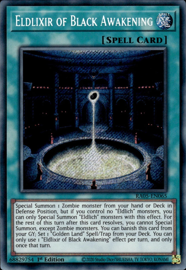 RA05-065sec · Spettrolisir del Risveglio Nero / Eldlixir of Black Awakening SCR (ITA)