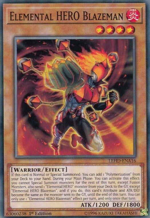 LEHD-016 · Blazeman EROE Elementale / Elemental HERO Blazeman (ITA)