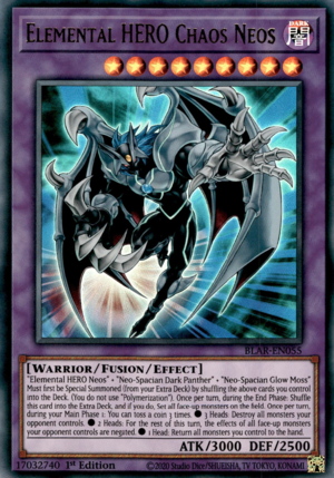 BLAR-055 · Caos Neos EROE Elementale / Elemental Hero Chaos Neos UR (ITA)