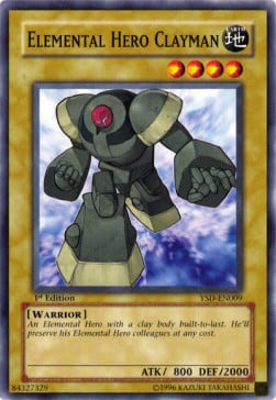 YSD-009 · Clayman EROE Elementale / Elemental Hero Clayman (ITA)