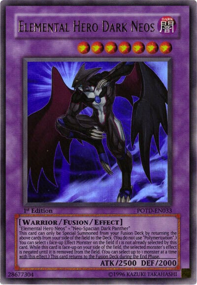 POTD-033 · Neos Oscuro EROE Elementale / Elemental Hero Dark Neos UR (ENG)