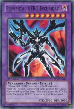 SP13-046 · Escuridao EROE Elementale / Elemental HERO Escuridao (ITA)