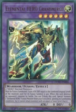 DUPO-004 · Grandmerge EROE Elementale / Elemental HERO Grandmerge UR (ITA)