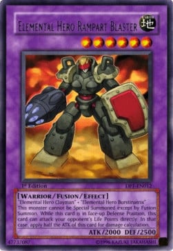 DP1-012 · Bastione Distruttore EROE Elementale / Elemental Hero Rampart Blaster R (ITA)