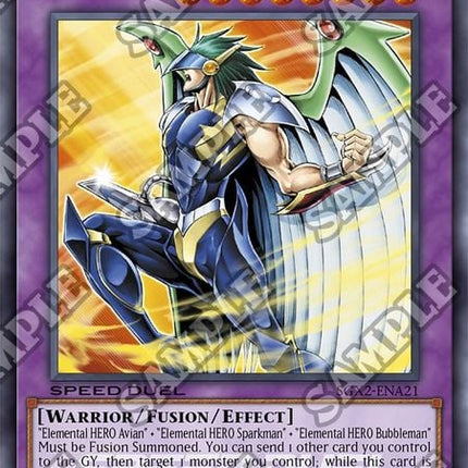 SGX2-021sec · Tempesta EROE Elementale / Elemental HERO Tempest SCR (ITA)