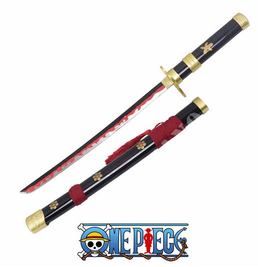 Katana Mini One Piece – Enma Nera 45 cm con Espositore