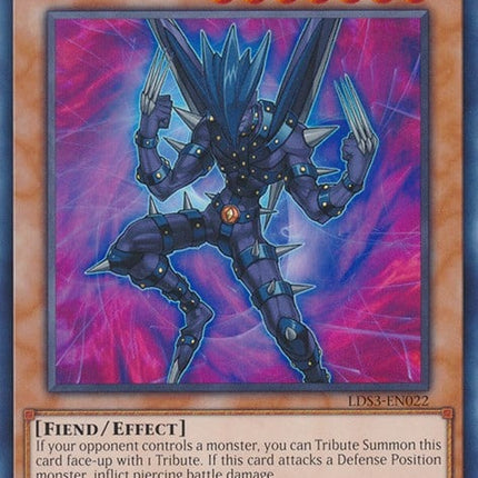 LDS3-022 · Malicious Edge EROE Malvagio / Evil HERO Malicious Edge (ITA)