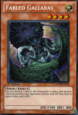 HA02-033sec · Il Favoloso Gallabas / Fabled Gallabas SCR (ITA)