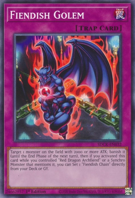 SDCK-032 · Fiendish Golem (ITA)