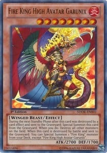 SDOK-001 · Re del Fuoco Alto Avatar Garunix / Fire King High Avatar Garunix UR (ITA)