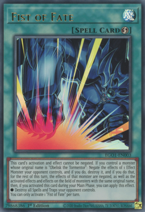 EGO1-003 · Fist of Fate UR (ITA)