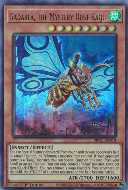 BROL-074 · Gadarla, il Kaiju Polvere di Mistero / Gadarla, the Mystery Dust Kaiju UR (ITA)