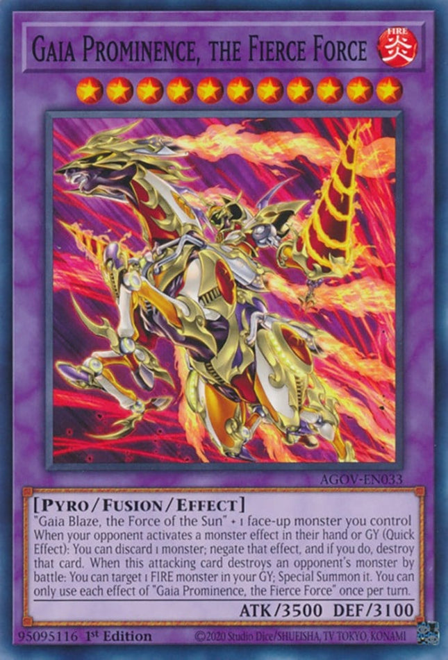 AGOV-033 · Gaia Prominence, the Fierce Force (ITA)
