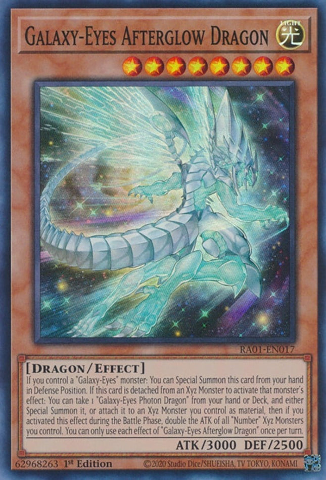RA01-017 · Drago Riverbero Occhi Galattici / Galaxy-Eyes Afterglow Dragon SR