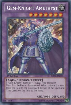 HA06-047sec · Cavaliere-Gemma Ametista / Gem-Knight Amethyst SCR (ITA)