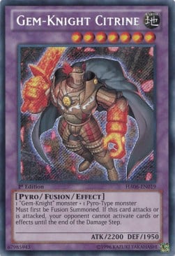 HA06-019sec · Cavaliere-Gemma Citrina / Gem-Knight Citrine SCR (ITA)