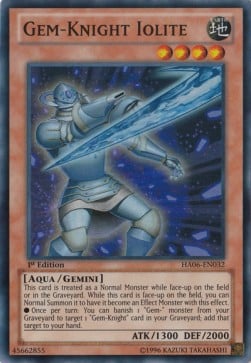 HA06-032 · Cavaliere-Gemma Iolite / Gem-Knight Iolite SR (ITA)