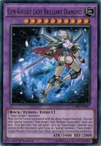 CORE-047 · Cavaliere-Gemma Lady Diamante Brillante / Gem-Knight Lady Brilliant Diamond UR (ITA)