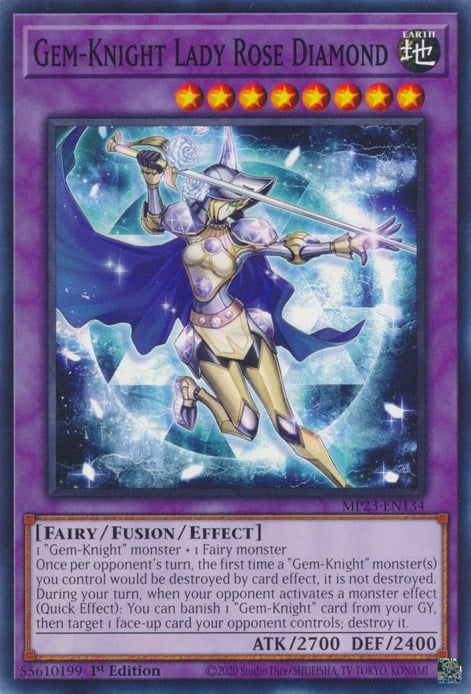 MP23-134 · Cavaliere-Gemma Lady Diamante Rosa / Gem-Knight Lady Rose Diamond (ITA)