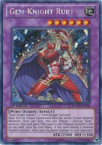 HA05-019sec · Cavaliere-Gemma Rubino / Gem-Knight Ruby SCR (ITA)