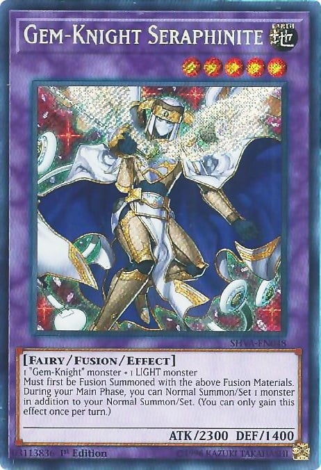 SHVA-048sec · Cavaliere-Gemma Serafinite / Gem-Knight Seraphinite SCR (ITA)