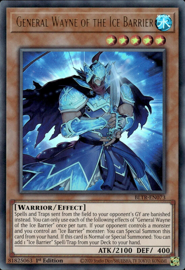 BLTR-073 · Generale Wayne della Barriera di Ghiaccio / General Wayne of the Ice Barrier UR (ITA)