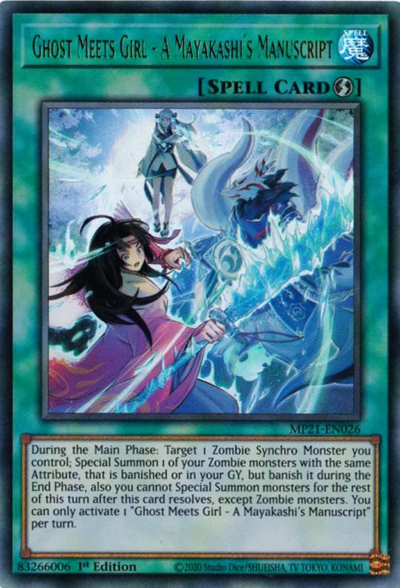 MP21-026 · Fantasma incontra Ragazza - Un Manoscritto di Mayakashi / Ghost Meets Girl - A Mayakashi's Manuscript UR (ITA)