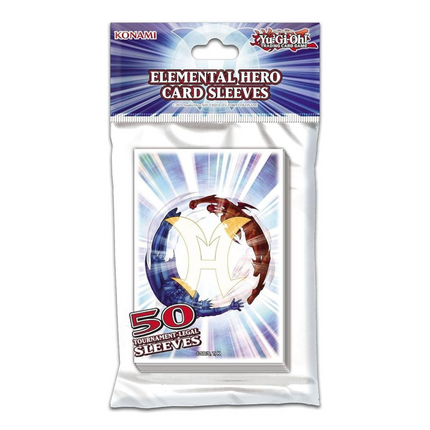 Confezione da 50 bustine protettive GiaxStore per Yu-Gi-Oh! TCG con illustrazione Miracle Fusion Elemental HERO