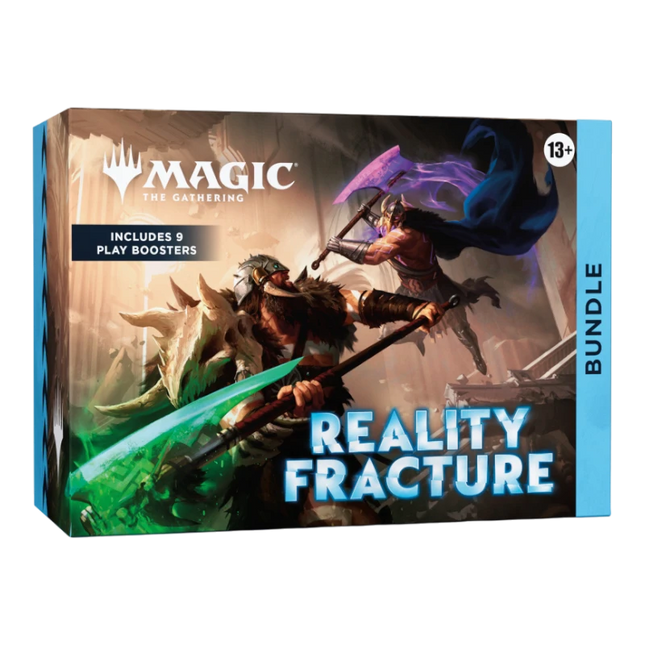 GiaxStore Magic The Gathering Reality Fracture Bundle with 9 Play Boosters and exclusive promo card.