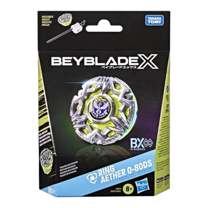 GiaxStore Beyblade X BX Infinity Ring Aether 0-80DS defense type starter pack with launcher in packaging