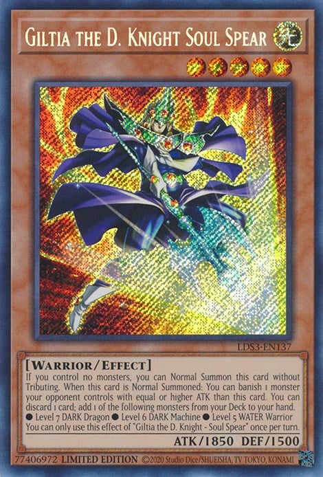 LDS3-137sec · Giltia il Cavaliere dei D. - Lancia dell'Anima / Giltia the D. Knight Soul Spear SCR (ITA)