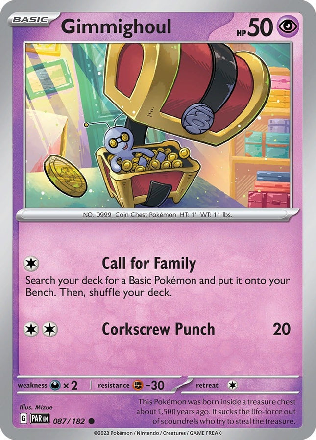 PAR-087 · Gimmighoul (087/182) (ITA)