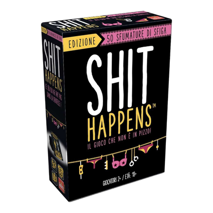 Gioco da tavolo Shit Happens versione 50 sfumature di sfiga