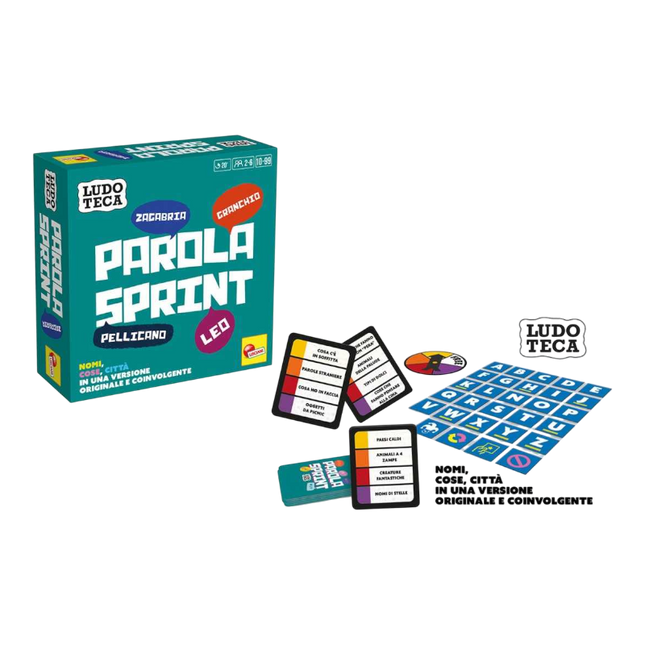 Gioco Ludoteca pocket Parola Sprint