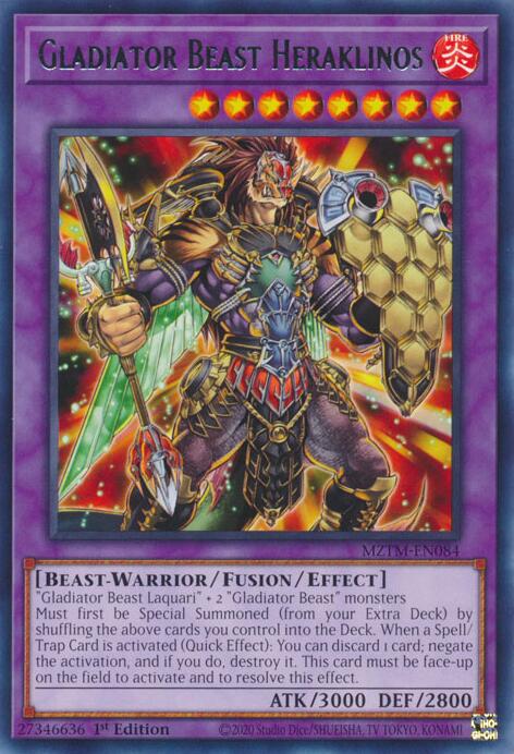 MZTM-084 · Gladiatore Bestia Heraklinos / Gladiator Beast Heraklinos R (ITA)