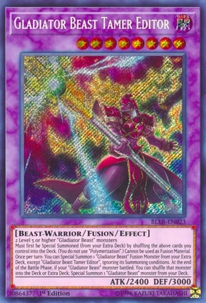 BLLR-023sec · Gladiatore Bestia Domatore Editor / Gladiator Beast Tamer Editor SCR (ITA)