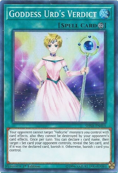 SHVA-010 · Verdetto delle Dea Urd / Goddess Urd's Verdict SR (ITA)