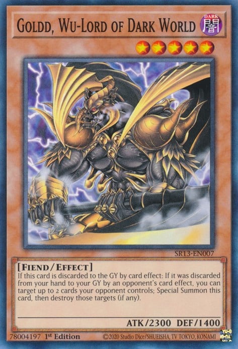 SR13-007 · Goldd, Signore-Wu del Mondo Oscuro / Goldd, Wu-Lord of Dark World (ITA)