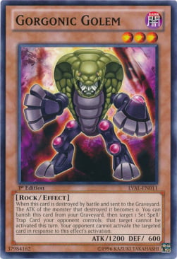 LVAL-011 · Golem Gorgonico / Gorgonic Golem (ITA)