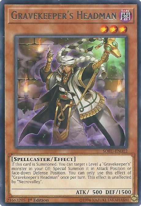 SOFU-012 · Capobanda - Custode di Tombe / Gravekeeper's Headman R (ITA)