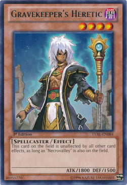 LVAL-084 · Eretico - Custode di Tombe / Gravekeeper's Heretic R (ITA)
