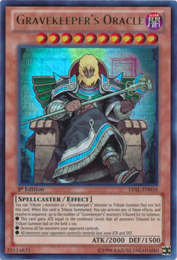 LVAL-034 · Oracolo - Custode di Tombe / Gravekeeper's Oracle UR (ITA)