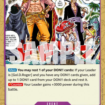 OP13-075 · Guess We'll Have Another Scrap. You Can Only Risk Death While You're Still Alive!!