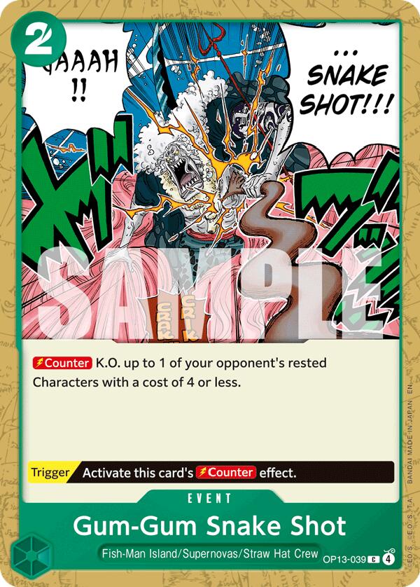OP13-039 · Gum-Gum Snake Shot