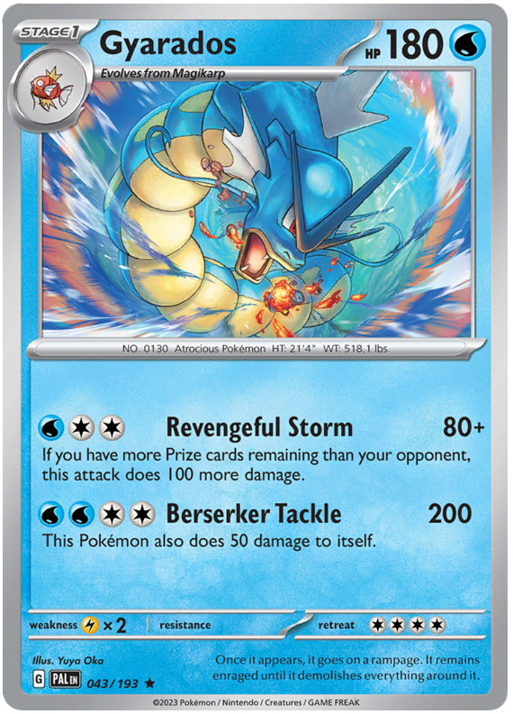 PAL-043 · Gyarados R (043/193) (ITA)