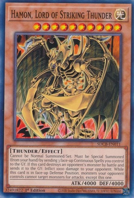 SDCB-011 · Hamon, Signore del Tuono Fragoroso / Hamon, Lord of Striking Thunder (ITA)