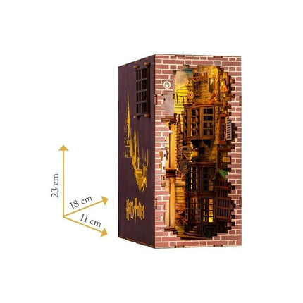 HARRY POTTER - BOOK NOOK KIT - Diagon Alley - 202pc + LED Light